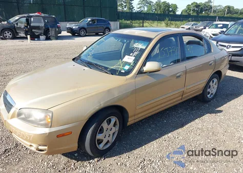 2004 Hyundai Elantra Gls/Gt from USA, damaged, VIN KMHDN46D44U852446